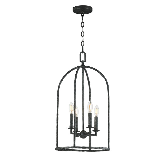Martel Four Light Pendant in Blacksmith