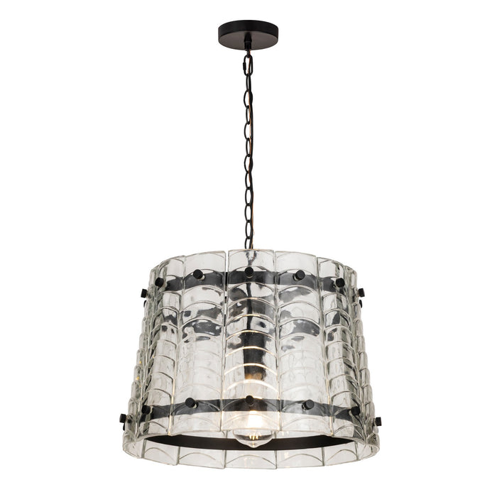 Ruche One Light Pendant in Bronze