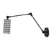 Shaka One Light Wall Sconce in Black / White
