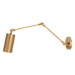 Shaka One Light Wall Sconce in Weathered Brass