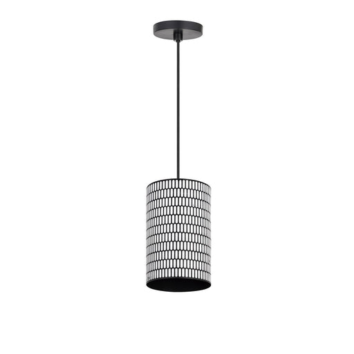 Shaka One Light Mini Pendant in Black / White
