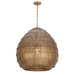 Gilda One Light Pendant in Antique Brass