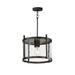 Belfry One Light Semi Flush - Pendant in Black