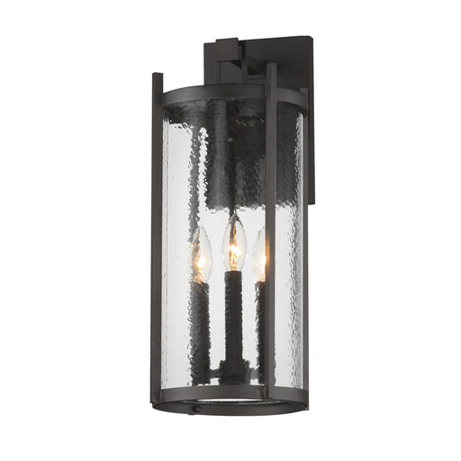 Belfry Three Light Wall Sconce in Black