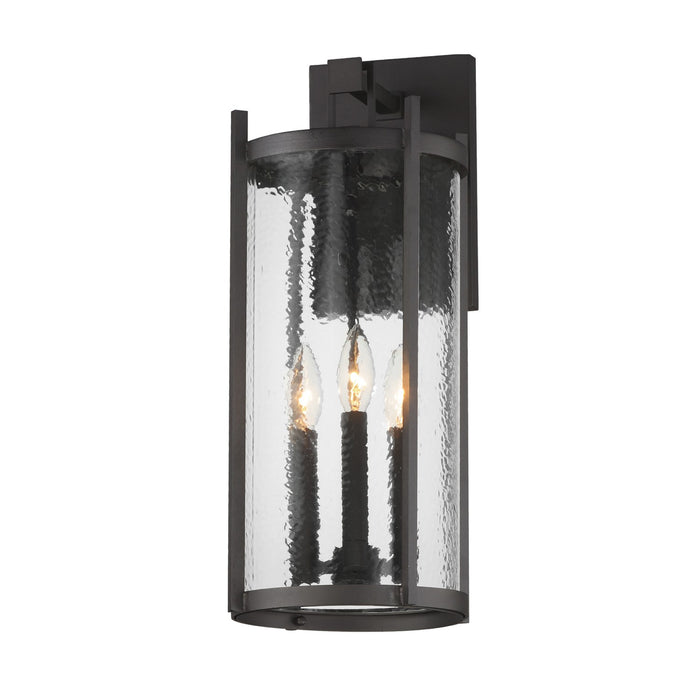 Belfry Three Light Wall Sconce in Black