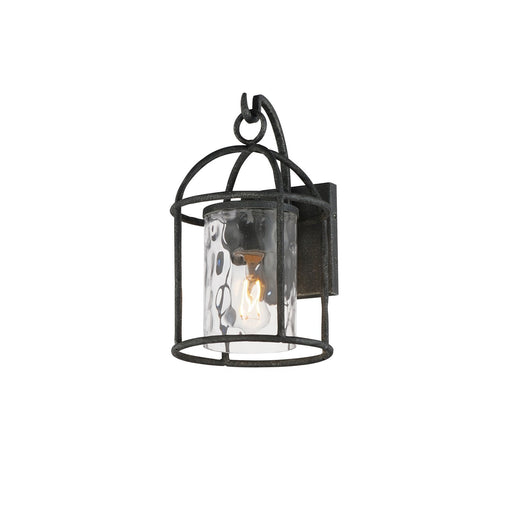 Del Mar One Light Wall Sconce in Blacksmith