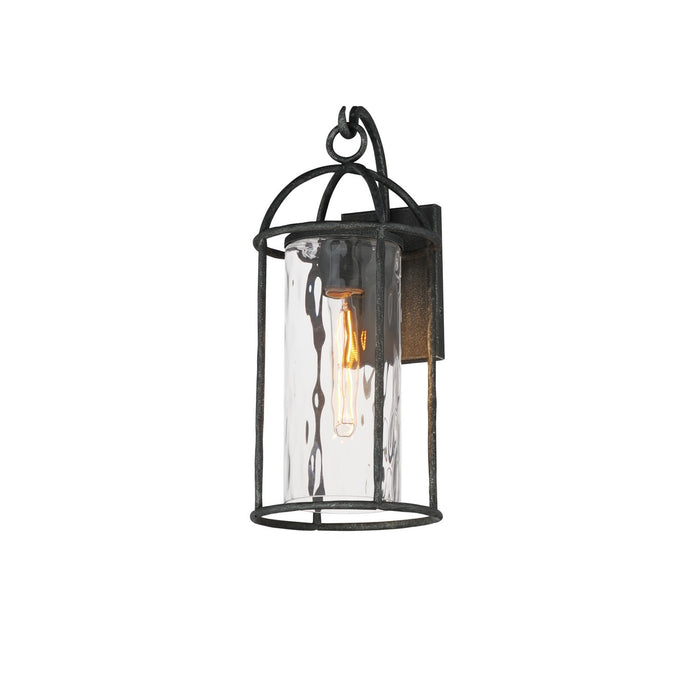 Del Mar One Light Wall Sconce in Blacksmith