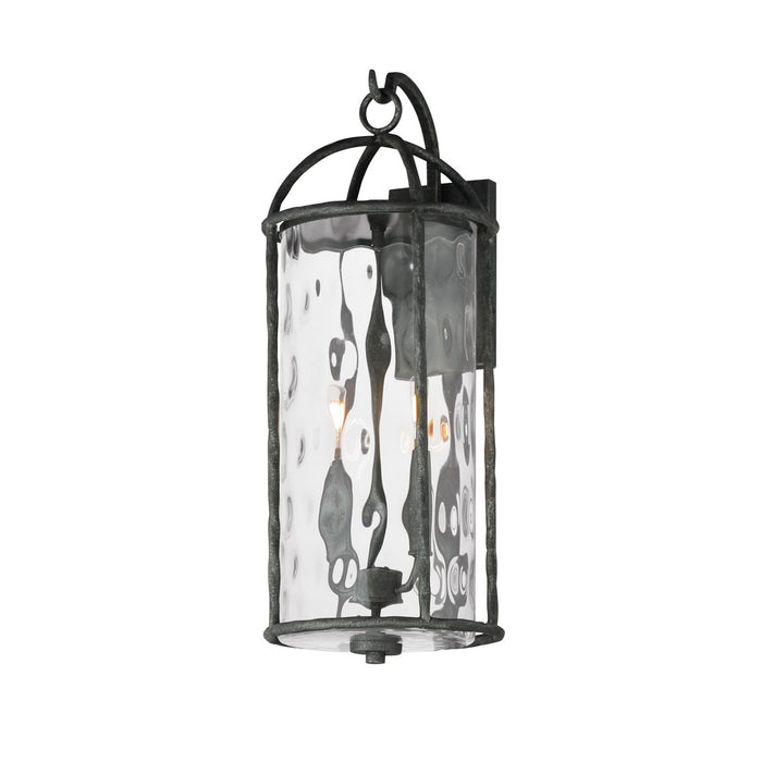 Del Mar Two Light Wall Sconce in Blacksmith