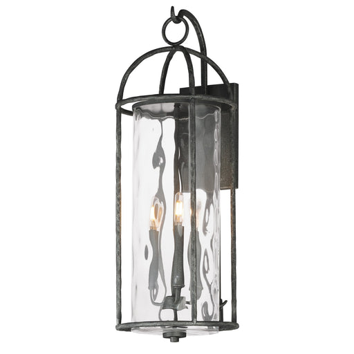 Del Mar Three Light Wall Sconce in Blacksmith