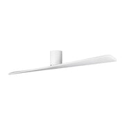 Plank Smart 72" Hugger Ceiling Fan in Matte White