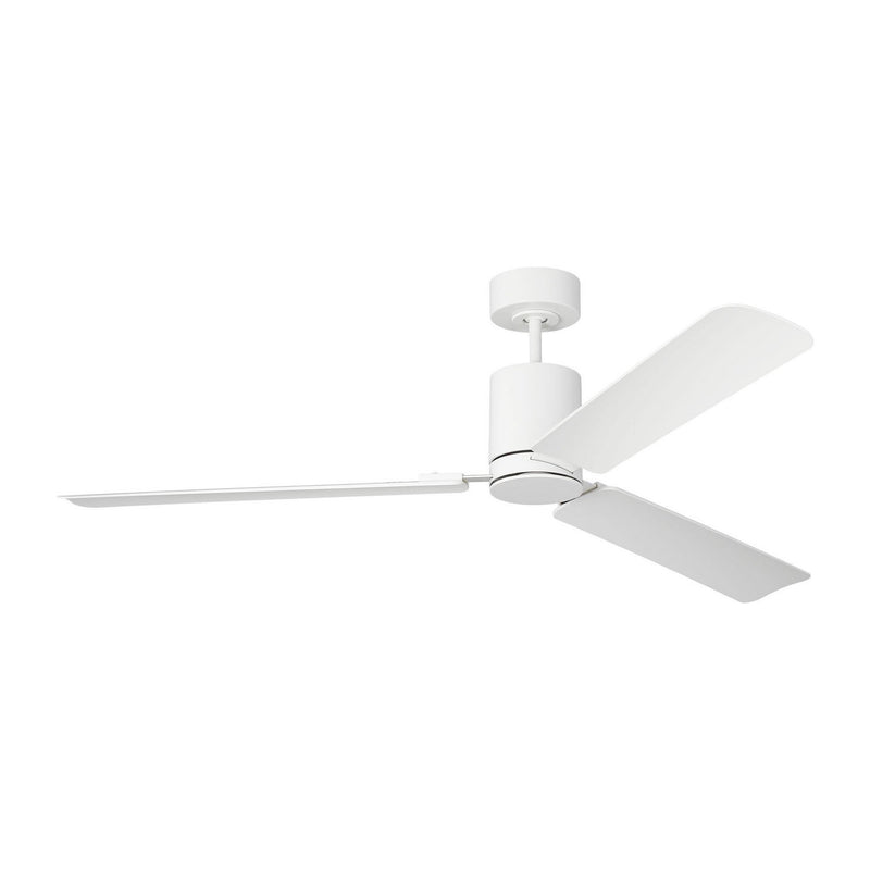 Cleancut Smart 62" LED Ceiling Fan in Matte White
