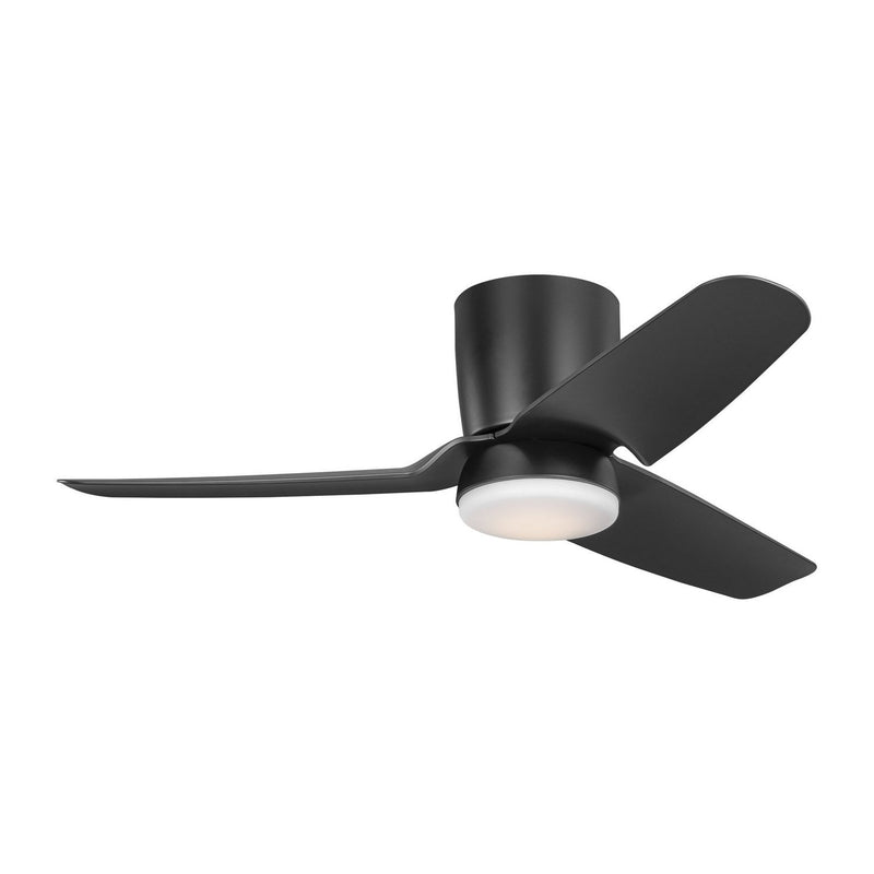 Colgin 44" LED Hugger Ceiling Fan in Midnight Black