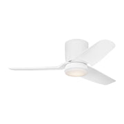 Colgin 44" LED Hugger Ceiling Fan in Matte White
