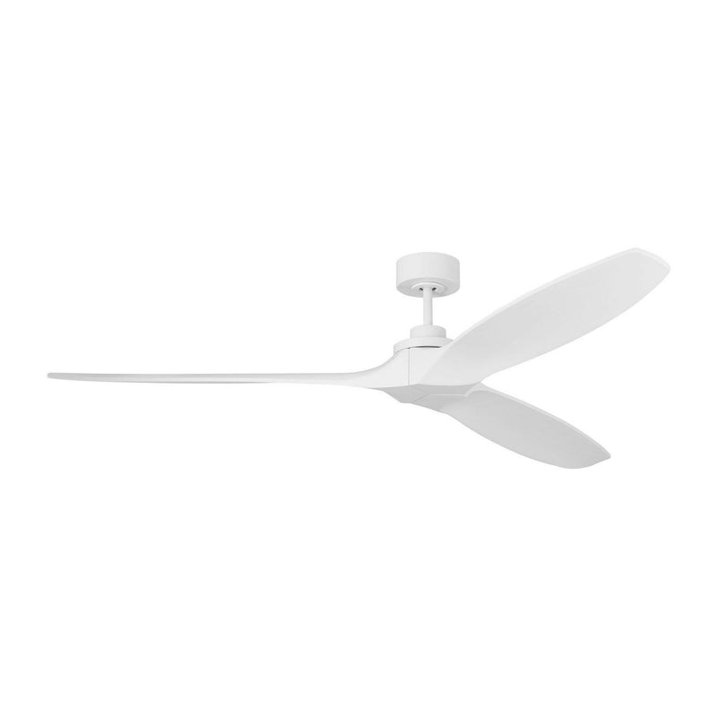 Collins Smart 70" Ceiling Fan in Matte White