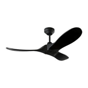 Maverick Smart 44" Ceiling Fan in Midnight Black with Midnight Black Blades