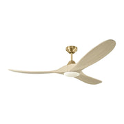 Maverick Smart 60" LED Ceiling Fan in Burnished Brass