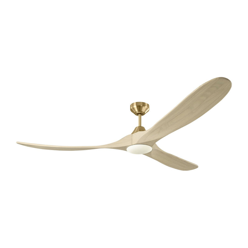 Maverick Smart 70" LED Ceiling Fan in Burnished Brass