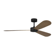Paddle Smart 60" Ceiling Fan in Midnight Black