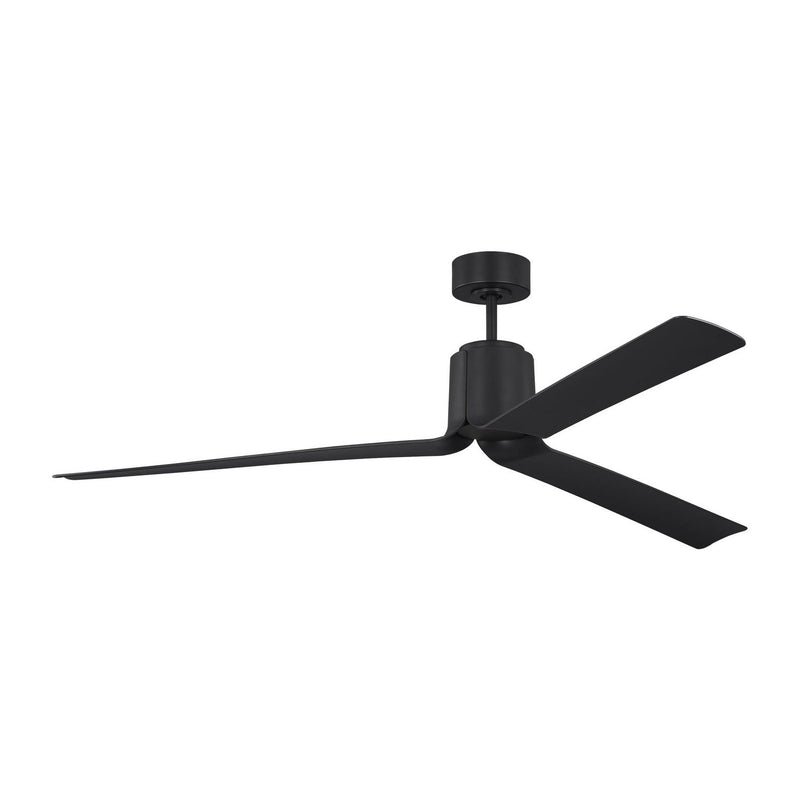 Peel Smart 66" LED Ceiling Fan in Midnight Black