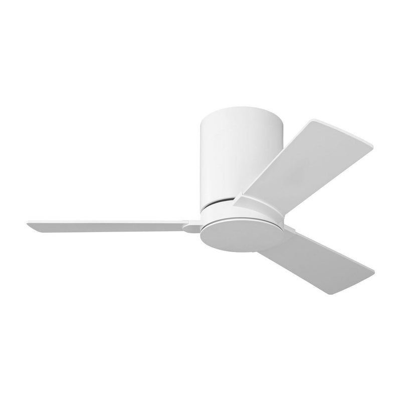 Rozzen 32" Hugger Ceiling Fan in Matte White