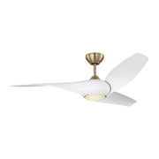Topan Smart 52" LED Ceiling Fan in Burnished Brass