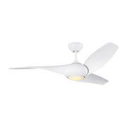 Topan Smart 52" LED Ceiling Fan in Matte White