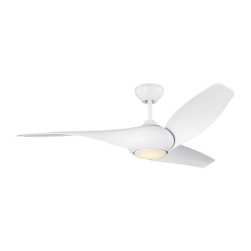 Topan Smart 52" LED Ceiling Fan in Matte White