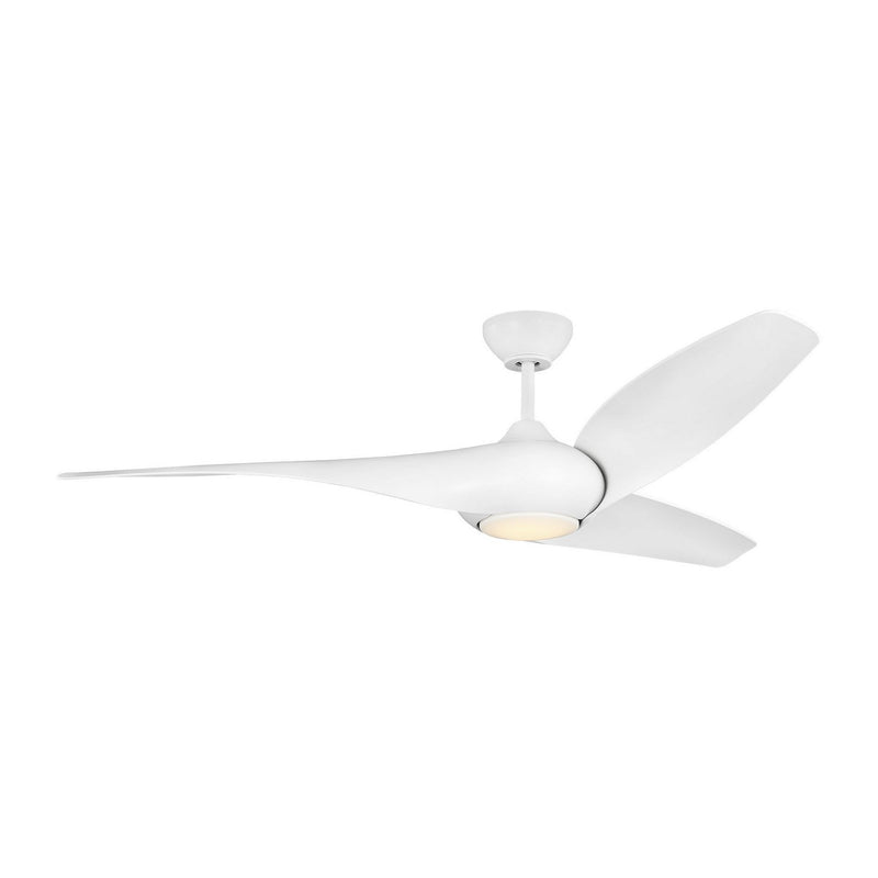Topan Smart 60" LED Ceiling Fan in Matte White