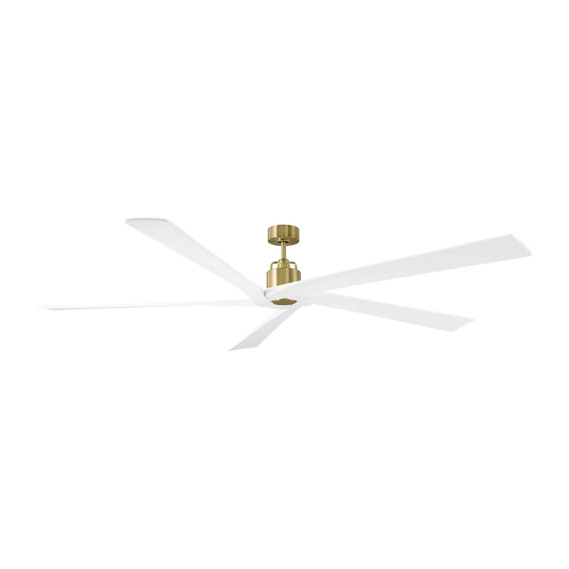 Aspen 84" Ceiling Fan in Burnished Brass