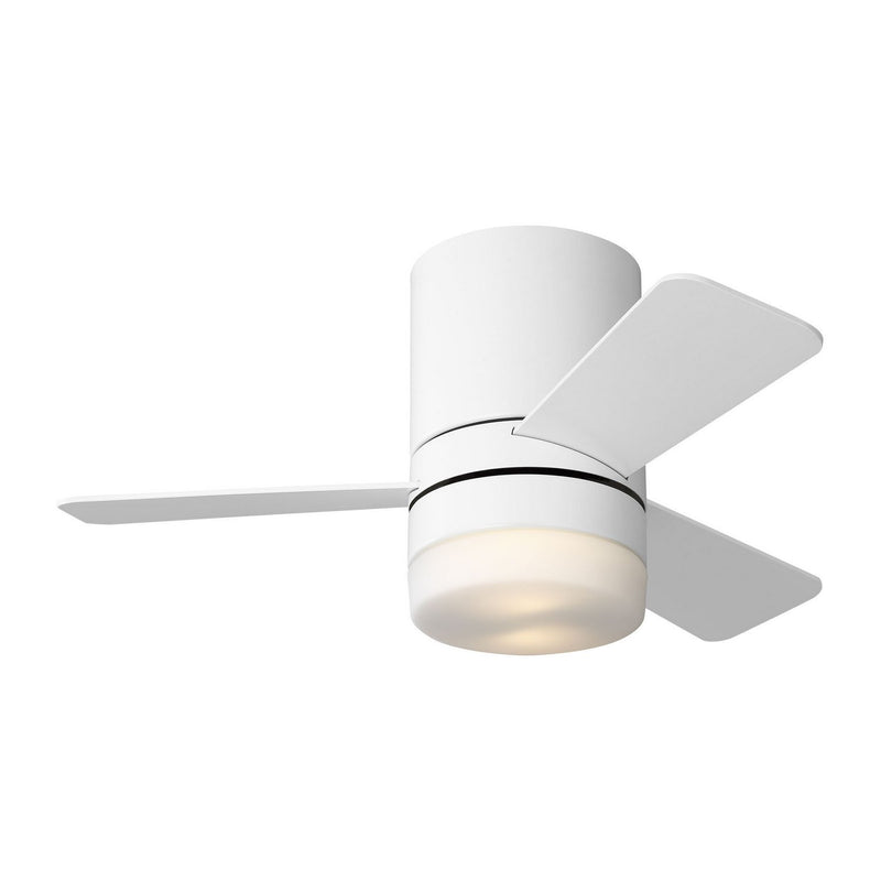 Era 32" Hugger LED Ceiling Fan in Matte White