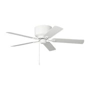 Linden 52" Hugger Ceiling Fan in Matte White