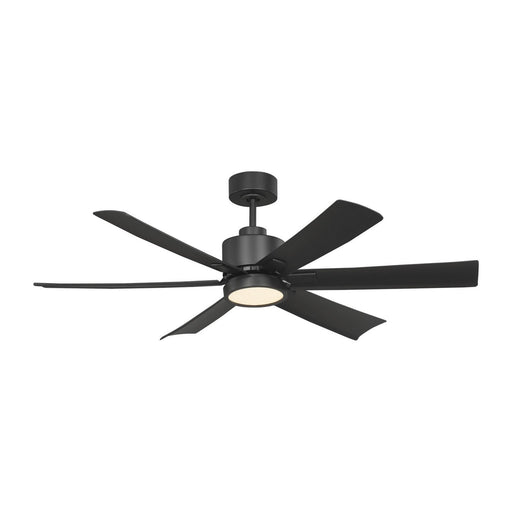 Flera Smart 52" LED Ceiling Fan in Midnight Black