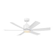 Flera Smart 52" LED Ceiling Fan in Matte White