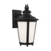 Cape May One Light Outdoor Wall Lantern in Black