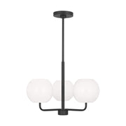 Rory 3-Light Chandelier in Midnight Black