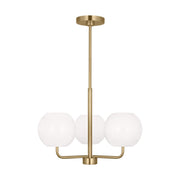 Rory 3-Light Chandelier in Satin Brass