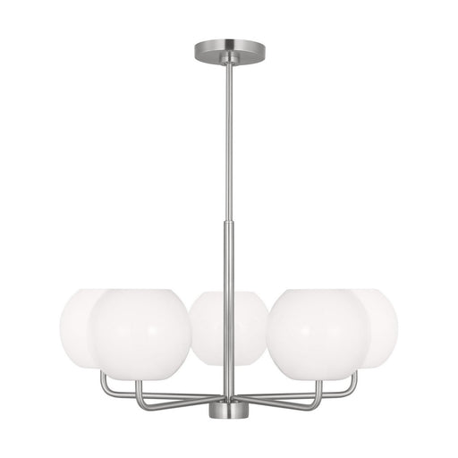Rory 5-Light Chandelier in Brushed Steel