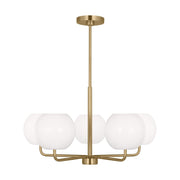Rory 5-Light Chandelier in Satin Brass