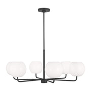Rory 6-Light Chandelier in Midnight Black