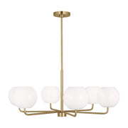 Rory 6-Light Chandelier in Satin Brass