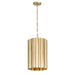 Allegra One Light Pendant in Weathered Brass