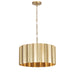 Allegra One Light Pendant in Weathered Brass