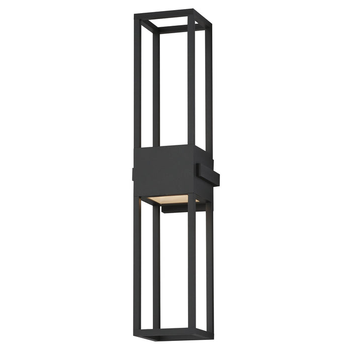 Strand VX LED Outdoor Wall Sconce in Black