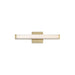 Spec 5CCT LED Bath Vanity in Natural Aged Brass