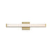 Spec 5CCT LED Bath Vanity in Natural Aged Brass