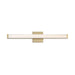 Spec 5CCT LED Bath Vanity in Natural Aged Brass