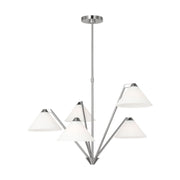 Werley 5-Light Chandelier in Brushed Nickel