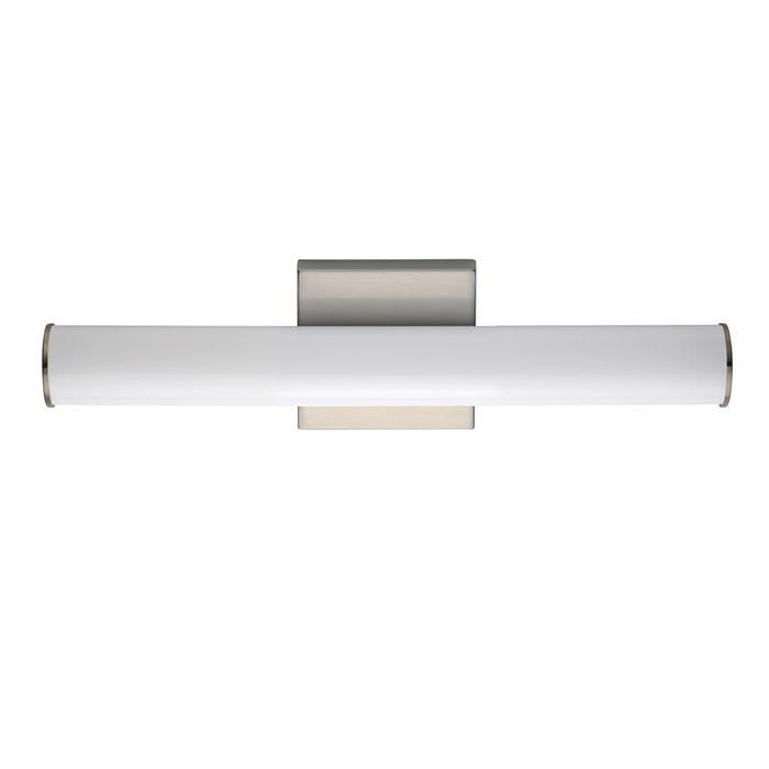 Rail 5CCT LED Bath Vanity in Satin Nickel