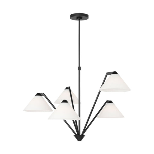 Werley 5-Light Chandelier in Midnight Black