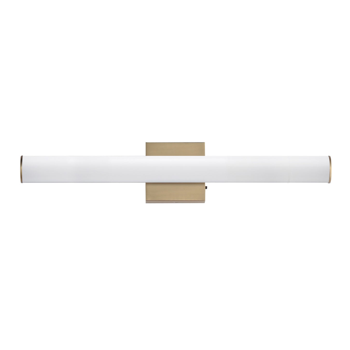 Rail 5CCT LED Bath Vanity in Natural Aged Brass